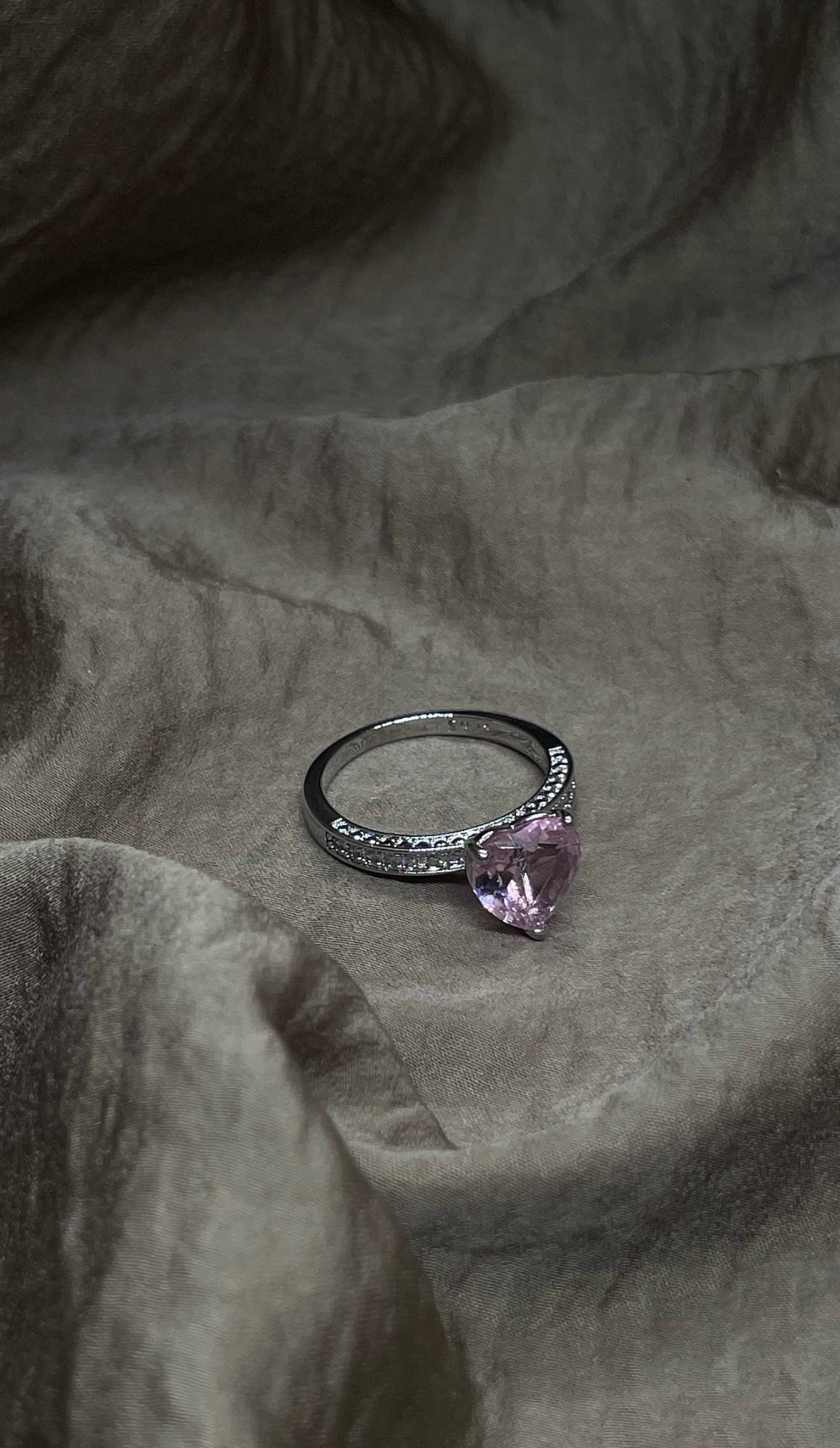 Pink Heart Ring